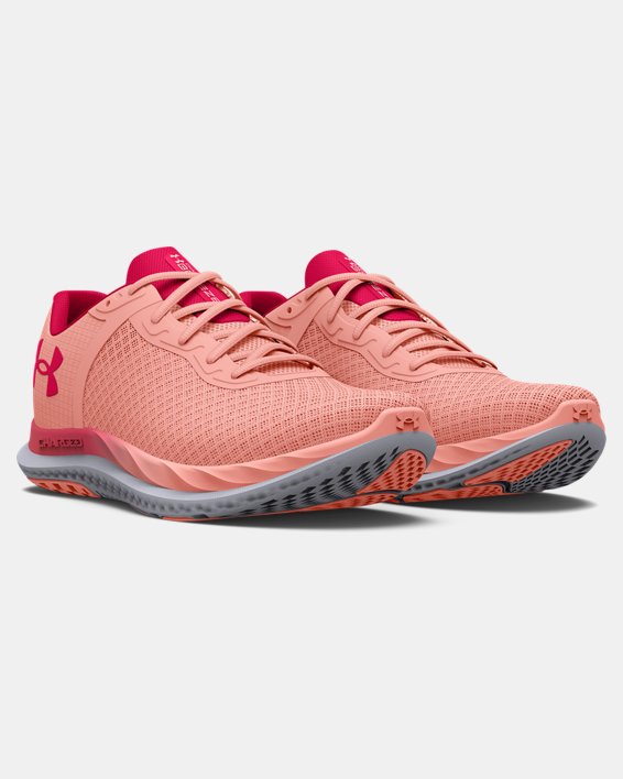 Women's UA Charged Breeze Running Shoes, Pink, pdpMainDesktop image number 3